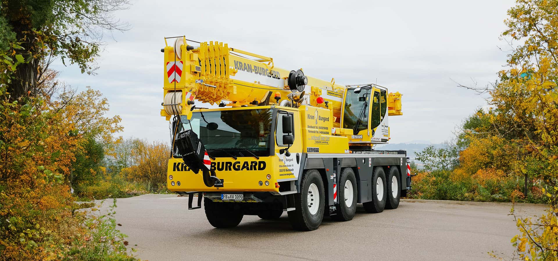 Liebherr LTM 1090-4.2 Mobilkran mit 90 t Traglast von Kran-Burgard