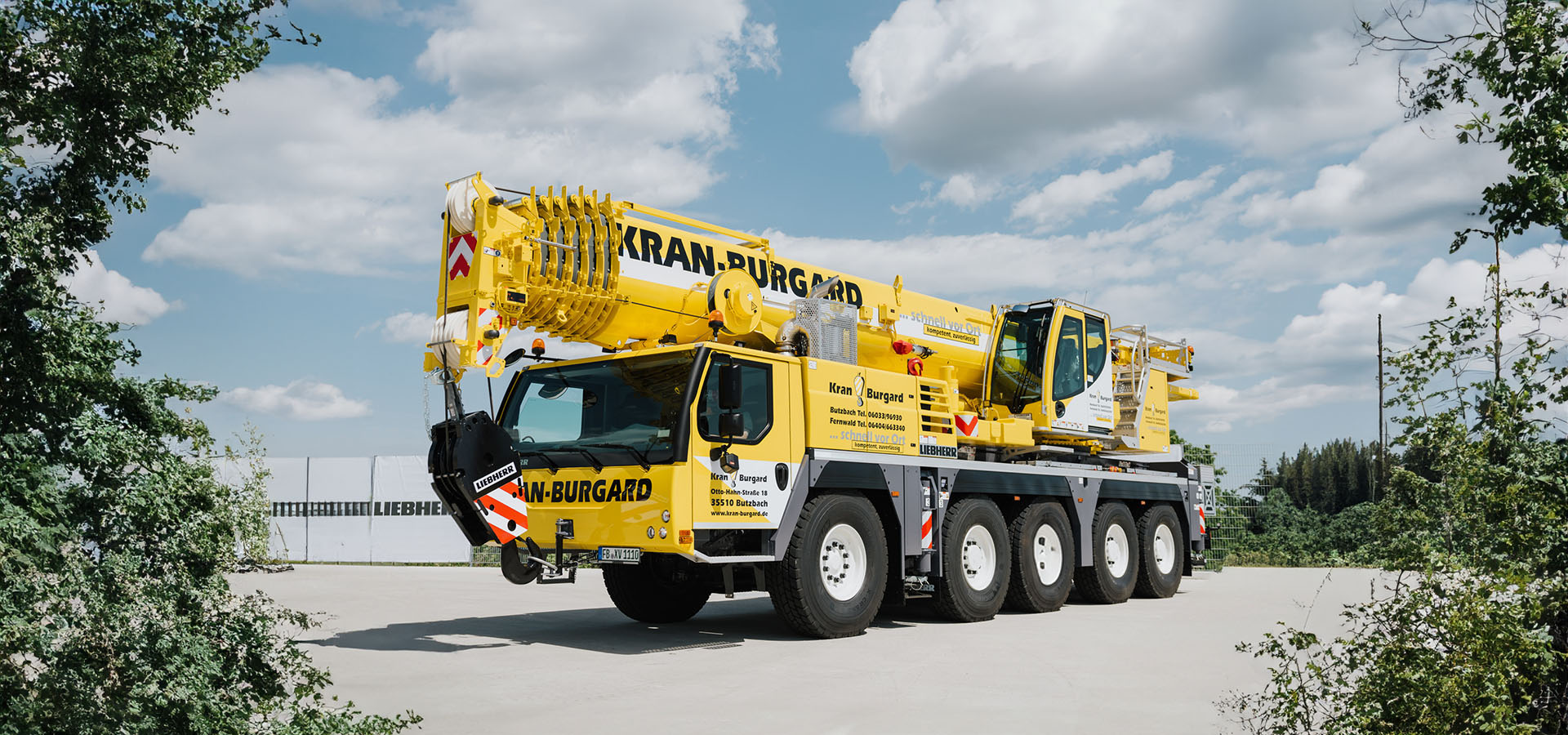 Liebherr LTM 1110-5.1 Mobilkran mit 110 t Traglast im Wetteraukreis